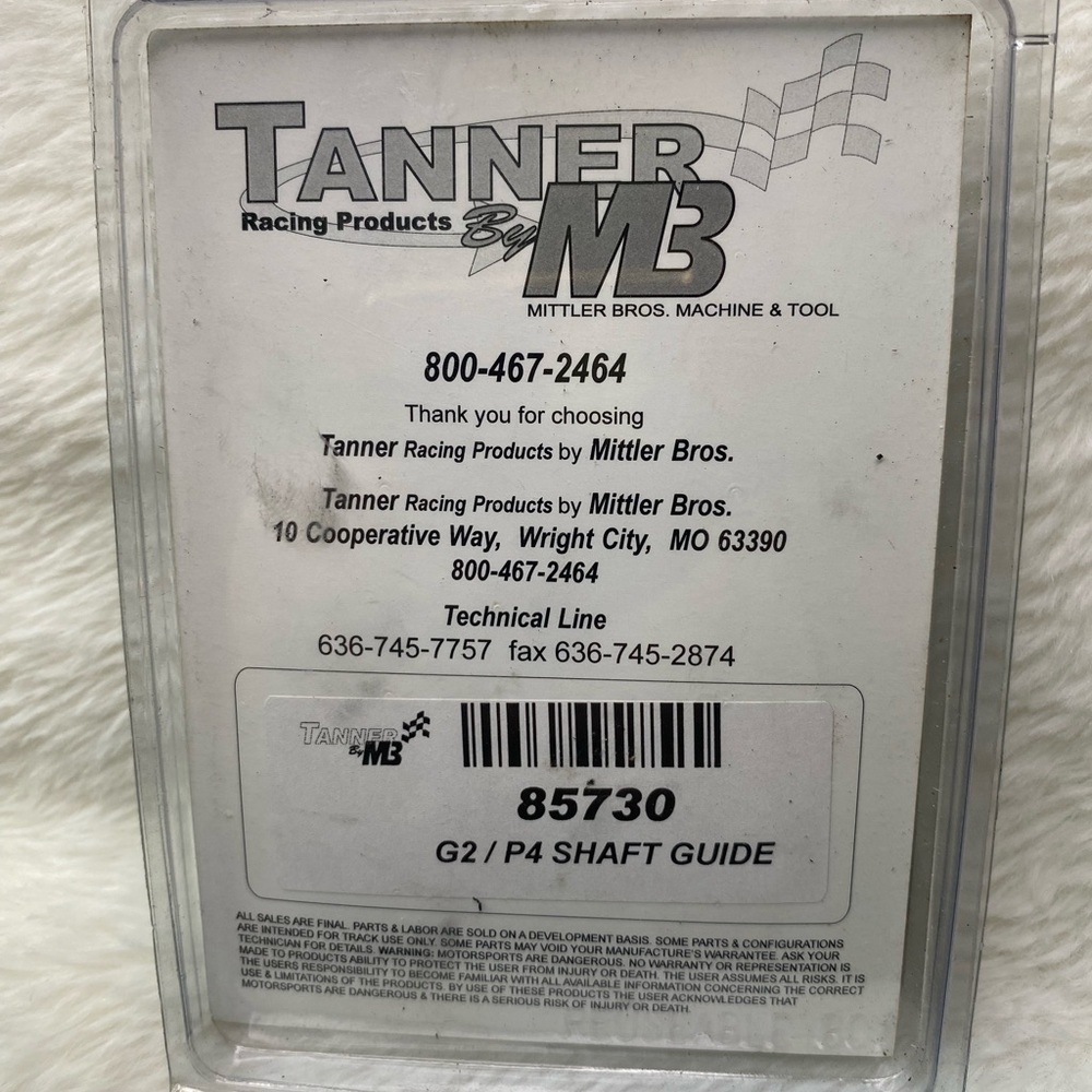 Two Tanner Racing G2L P4 Shaft Guide - Picture 5 of 5